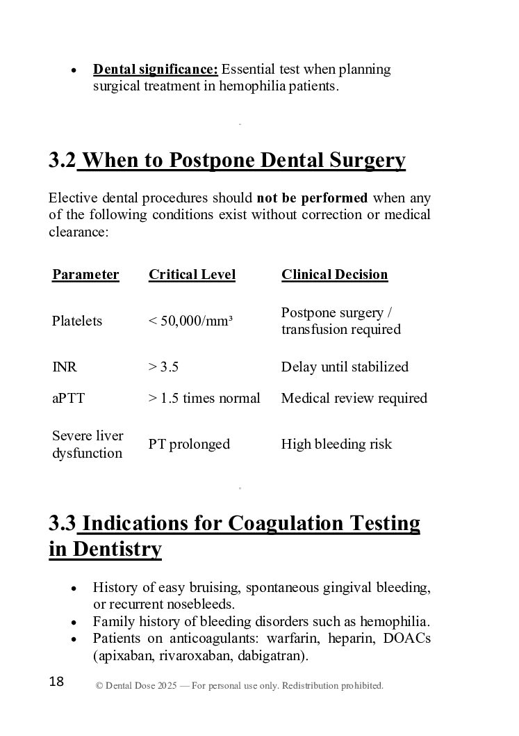 Blood Investigations for Dentists — Dental Dose eHandbook - Image 3