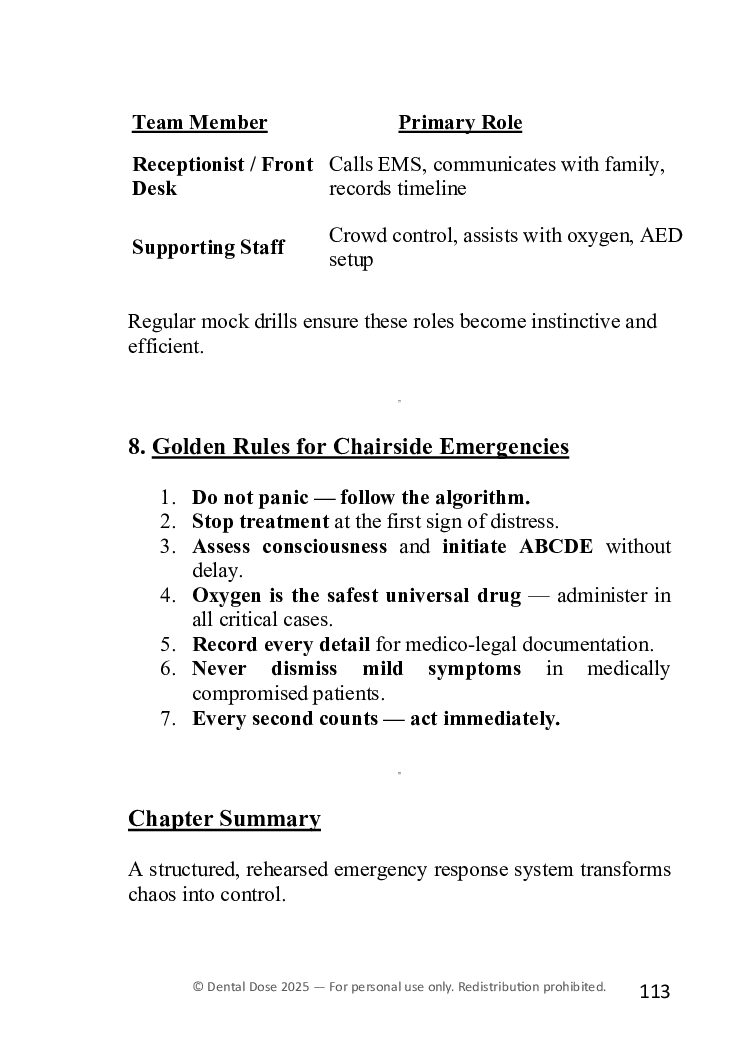 Management of Medical Emergencies in Dental Practice – eHandbook (PDF) - Image 6