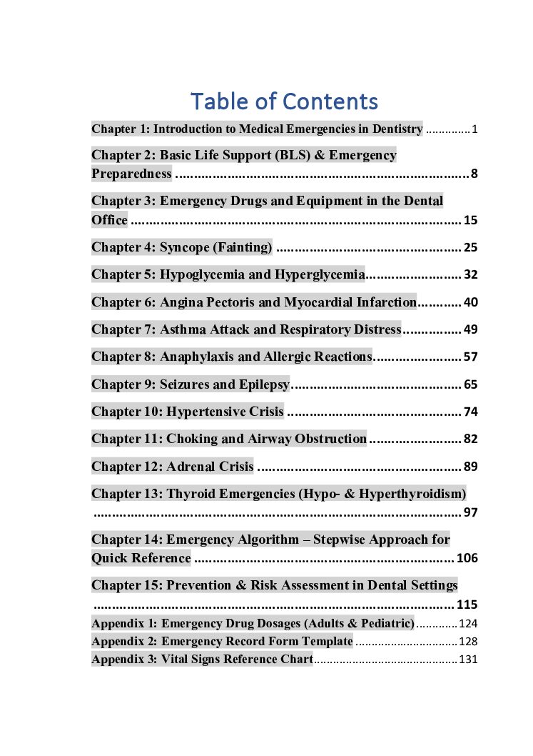 Management of Medical Emergencies in Dental Practice – eHandbook (PDF) - Image 2